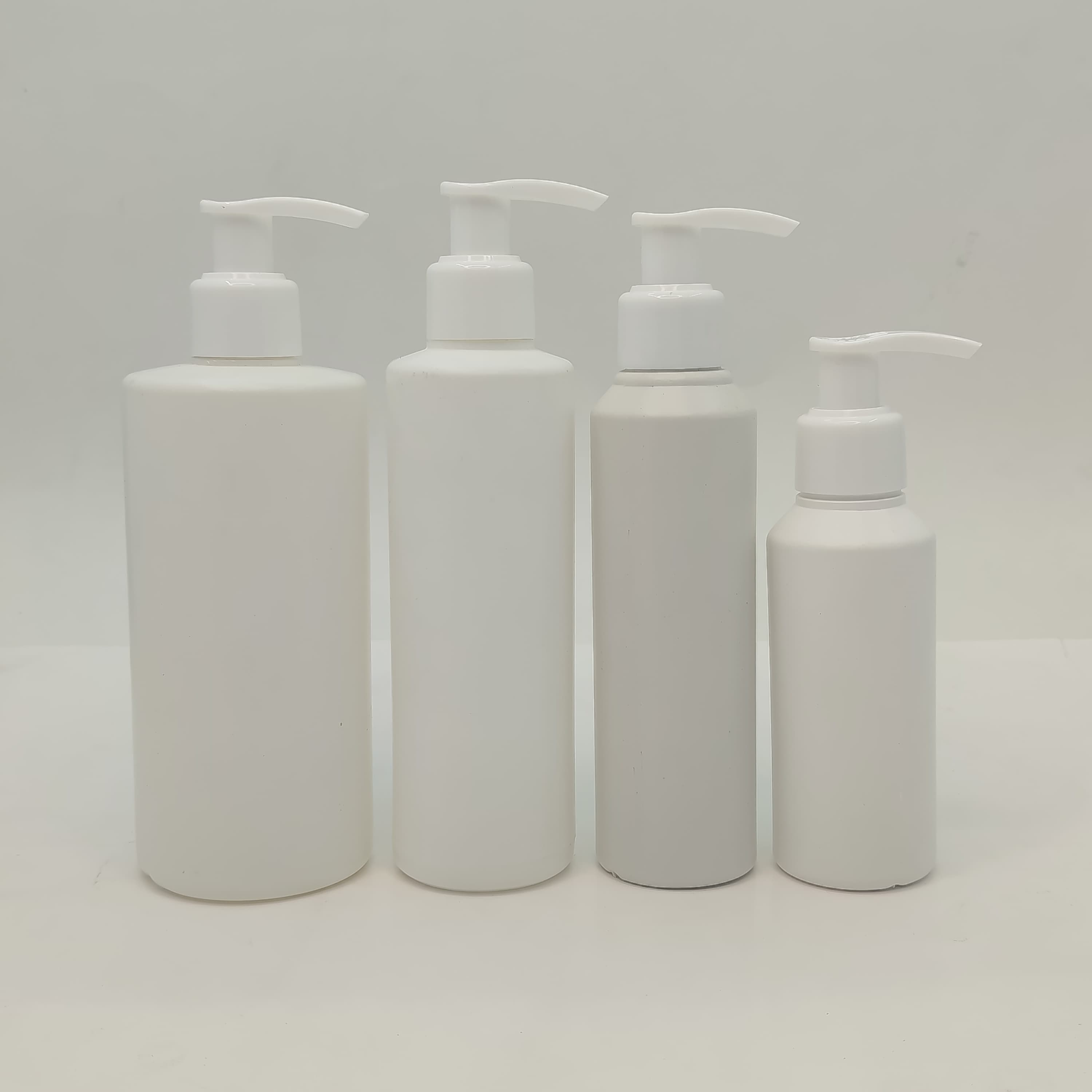 Main image of 100ml-340ml HDPE White Bottle - White Pump