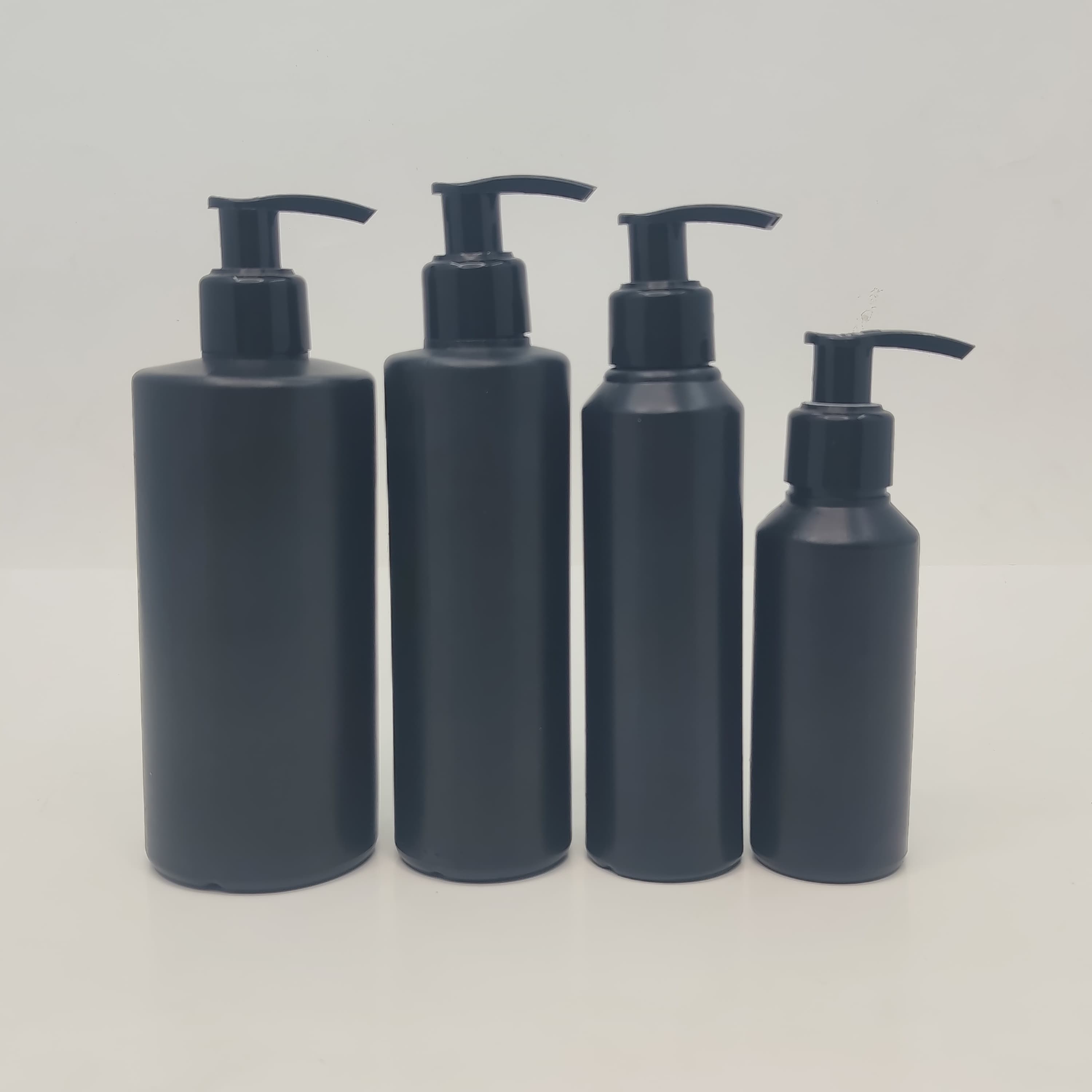 Main image of 100ml-340ml HDPE Black Bottle - Black Pump