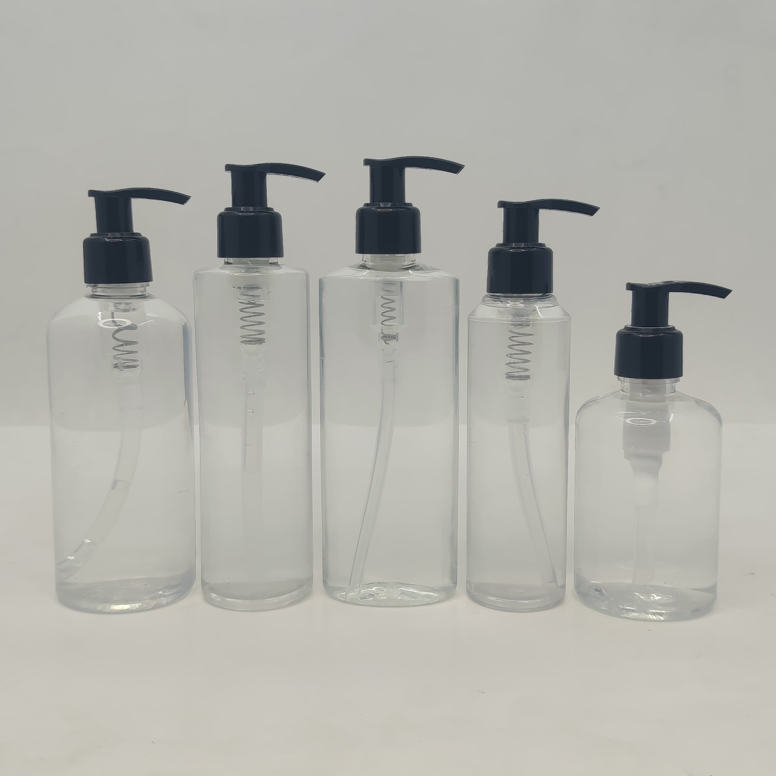Main image of 150ml-300ml Clear Bottles - Black Pump