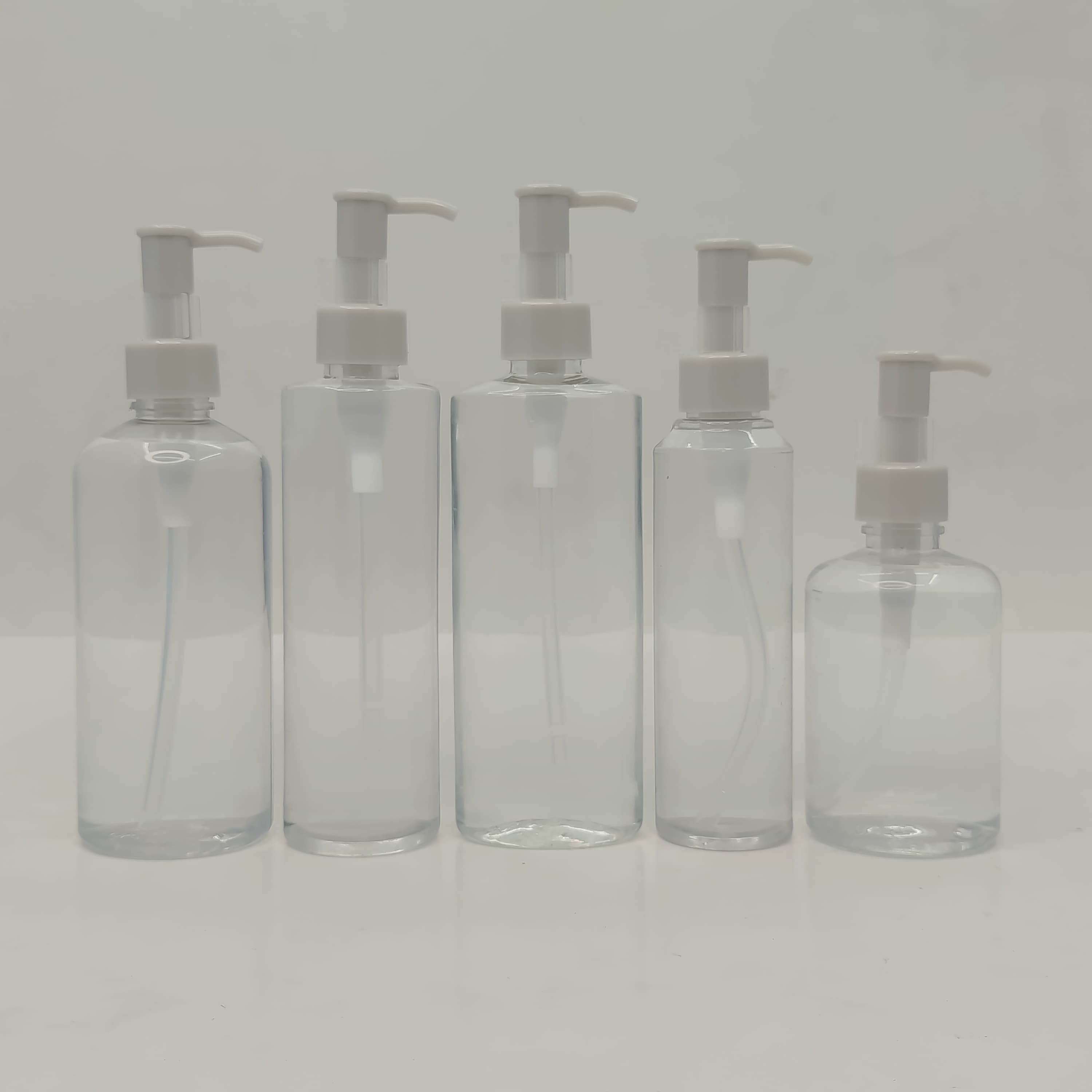 Main image of 150ml-300ml Clear Bottles - Ivary Cream Pump-Long Nack