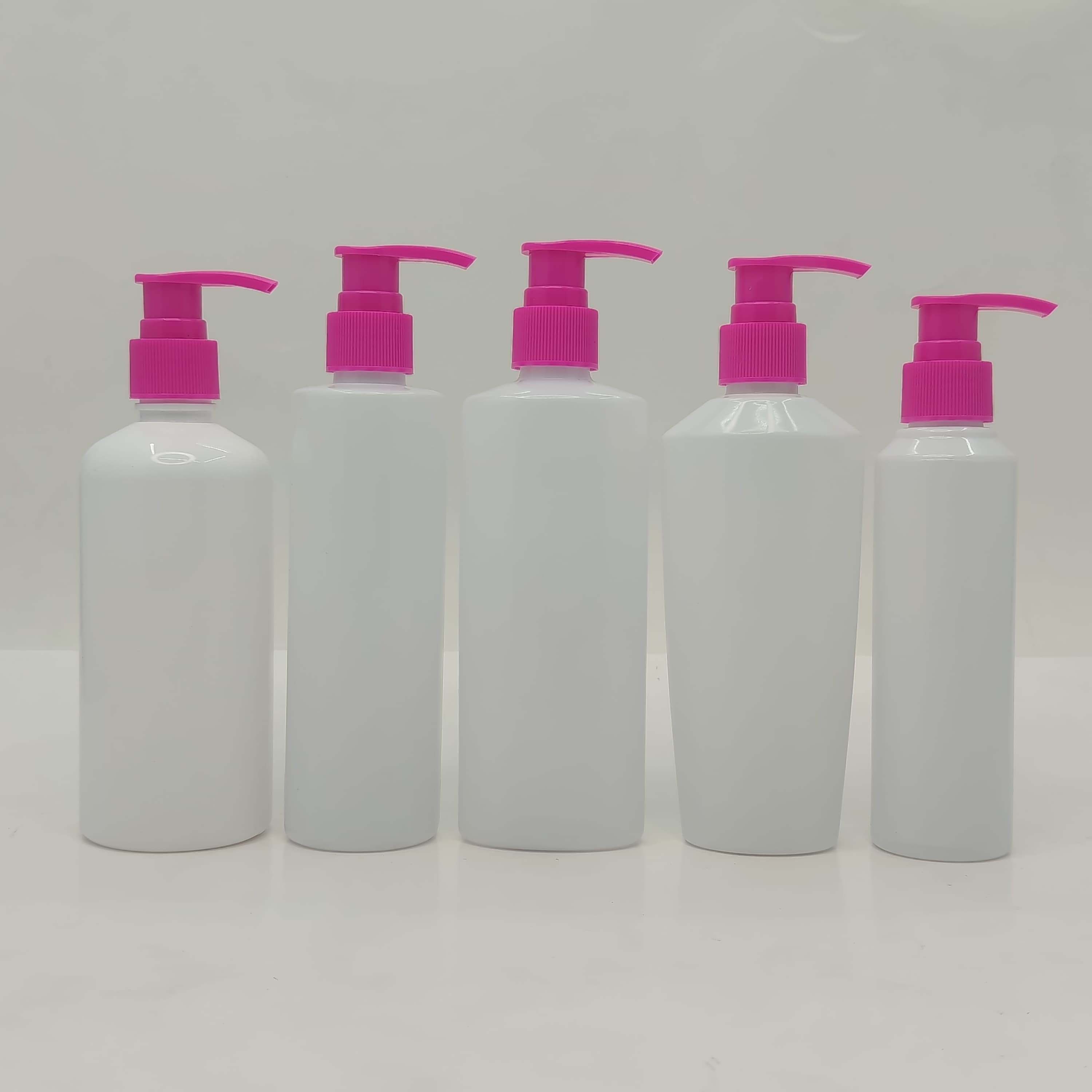 Main image of 150ml-300ml Milk White Bottles - Pink Pump