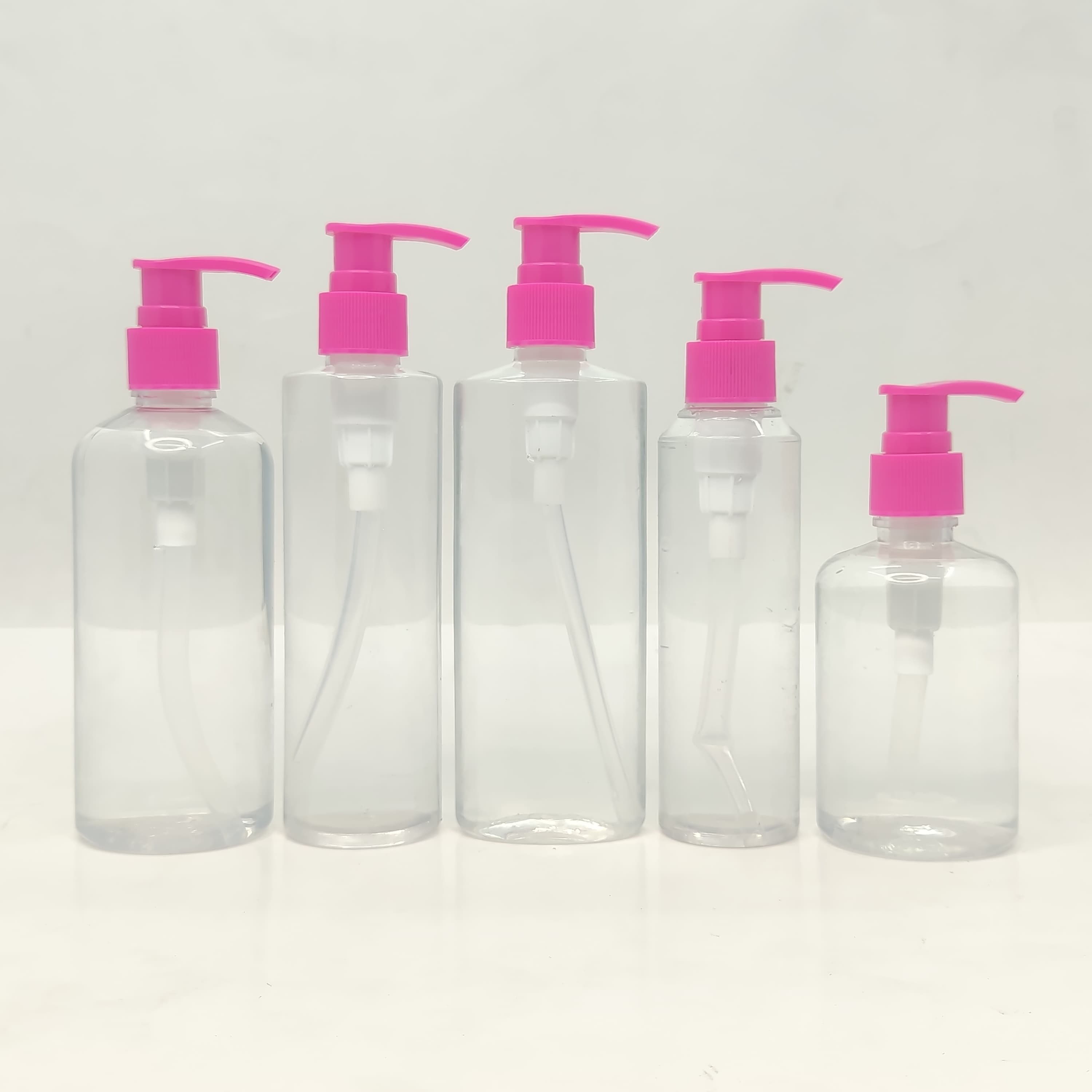 Main image of 150ml-300ml Clear Bottles - Pink Pump