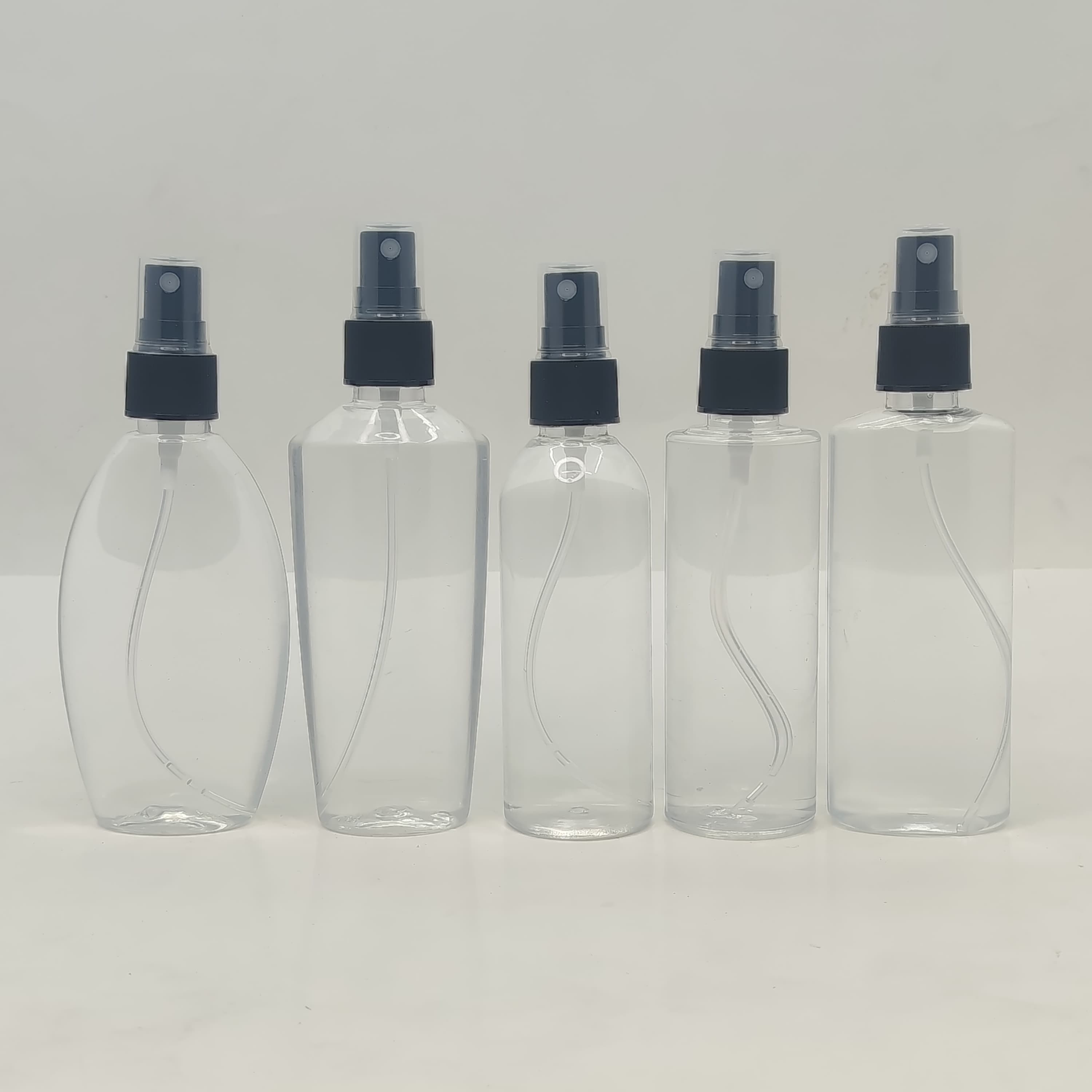 Main image of 100ml Clear Bottle - Black Sprayer