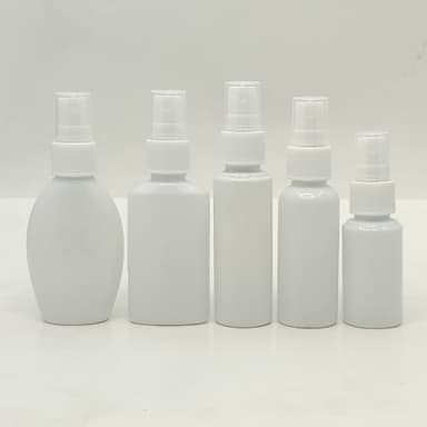 30ml-50ml White Bottle- White Spray