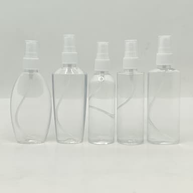 100ml Clear Bottle - White Spray