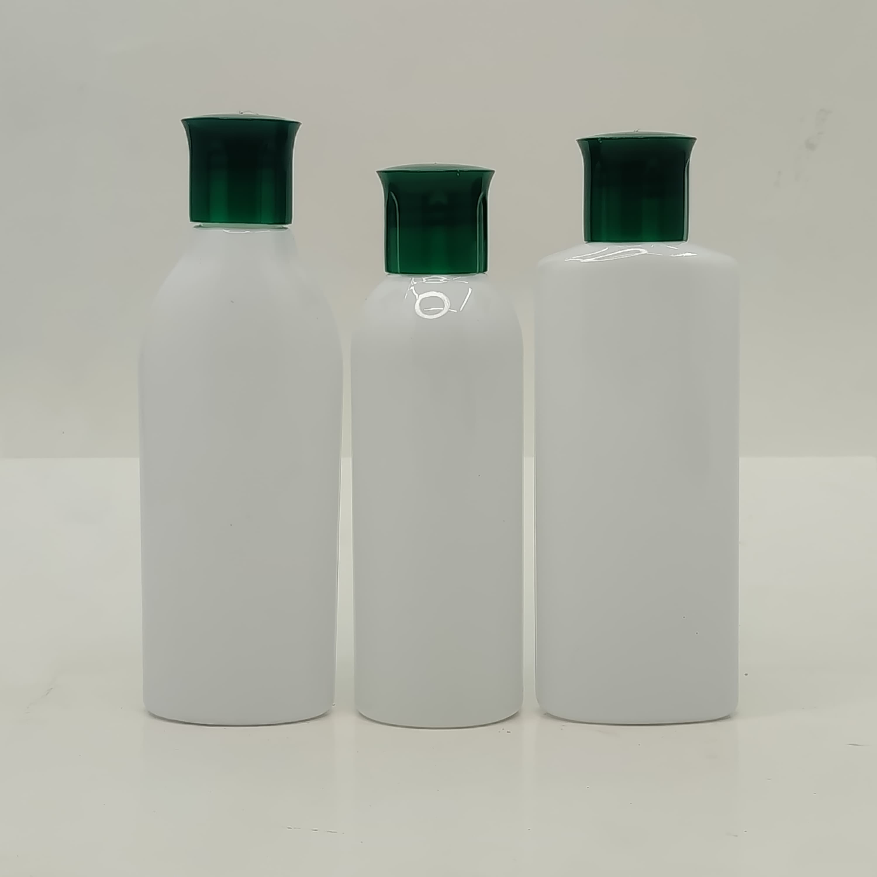 Main image of 100ml Milk White Bottle - Oil Lid Green