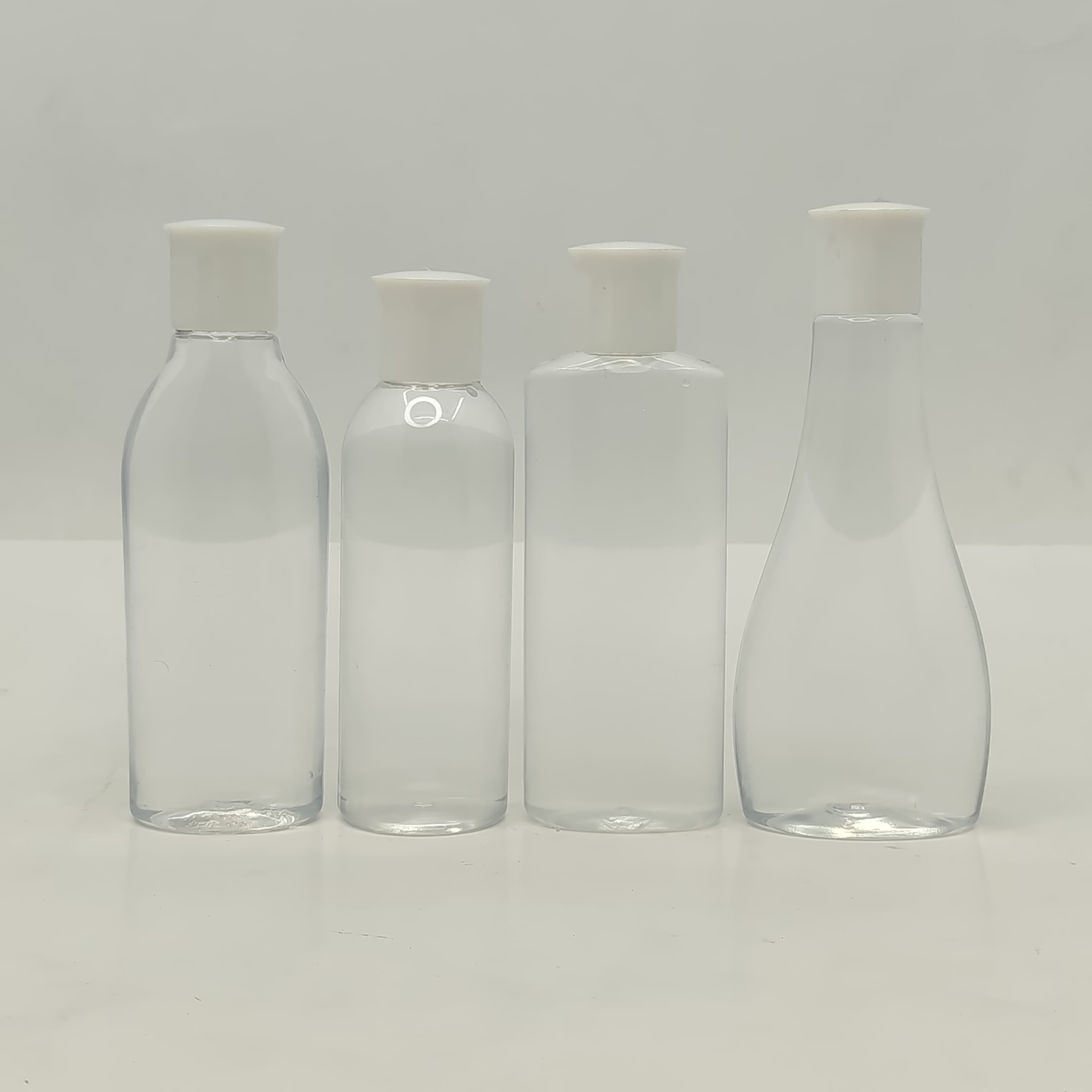 Main image of 100ml Clear Bottle - Oil Lid White