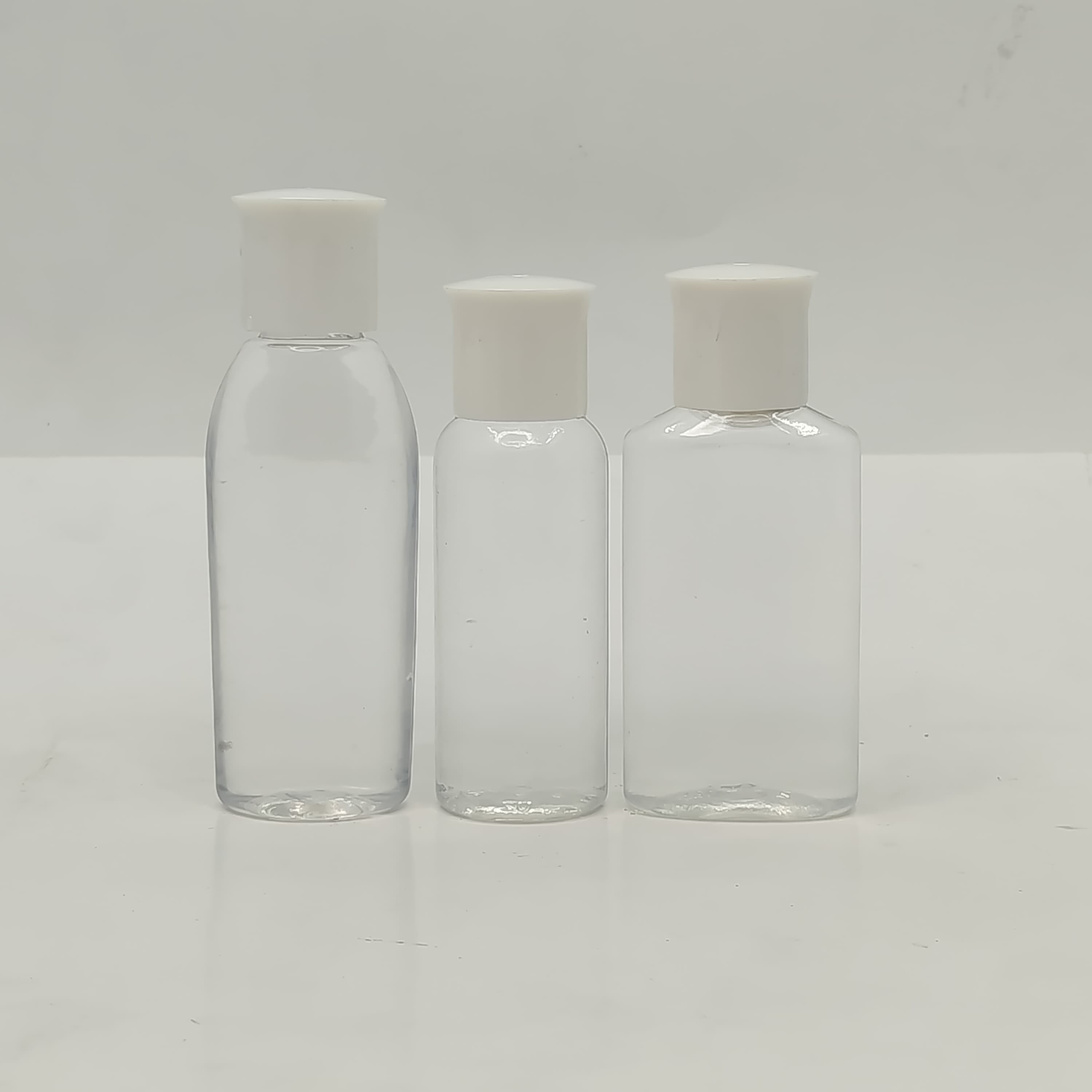 Main image of 40ml-50ml Clear Bottle - Oil Lid White
