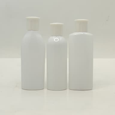 100ml Milk White Bottle - Oil Lid White