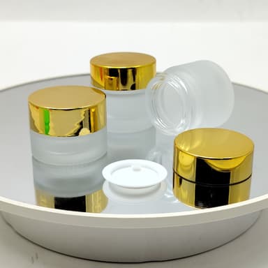 5ml-10ml Frosted Glass Cream Container 