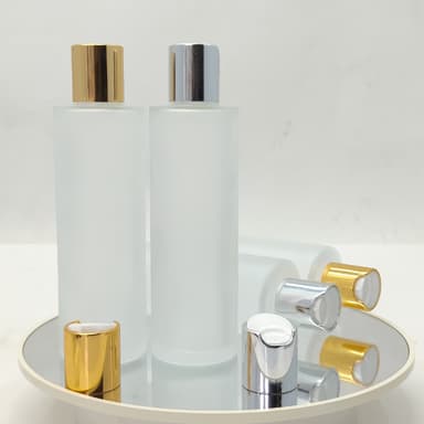 100ml Frosted Glass Bottle - Press Cap