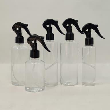 Mini Trigger Black - Clear Bottle