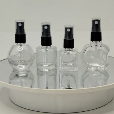 5ml-10ml Glass Perfume Bottle with Black Spray