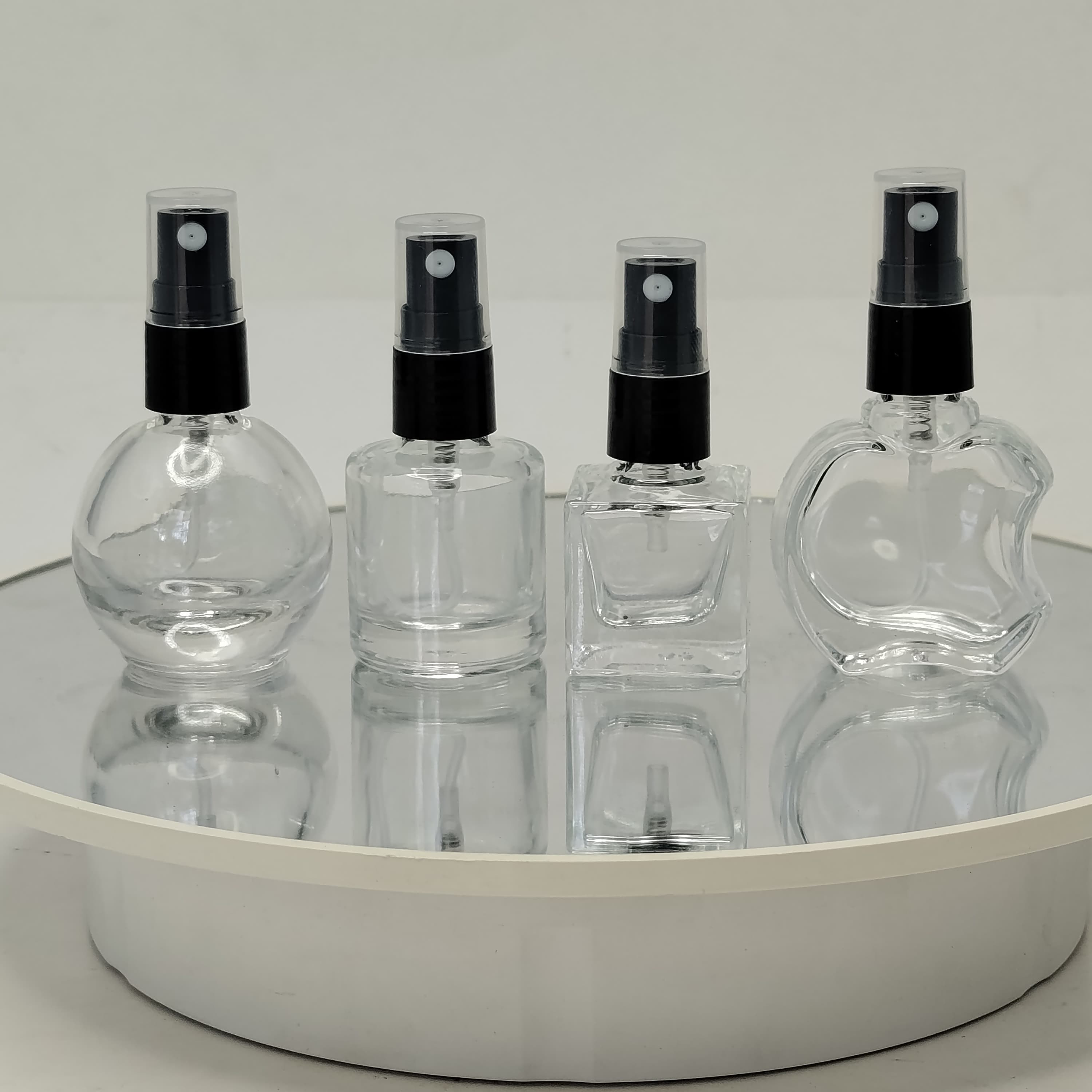 Main image of 5ml-10ml Glass Perfume Bottle with Black Spray