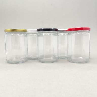 555ml Glass Jars & Lids
