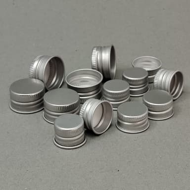 18mm-31.5mm Aluminium Cap - Silver