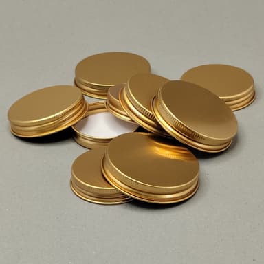 46mm - 56mm Aluminum Caps - Gold