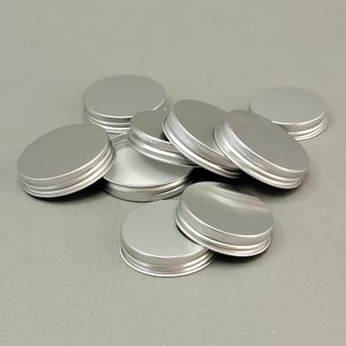 46mm - 56mm Aluminum Caps - Silver