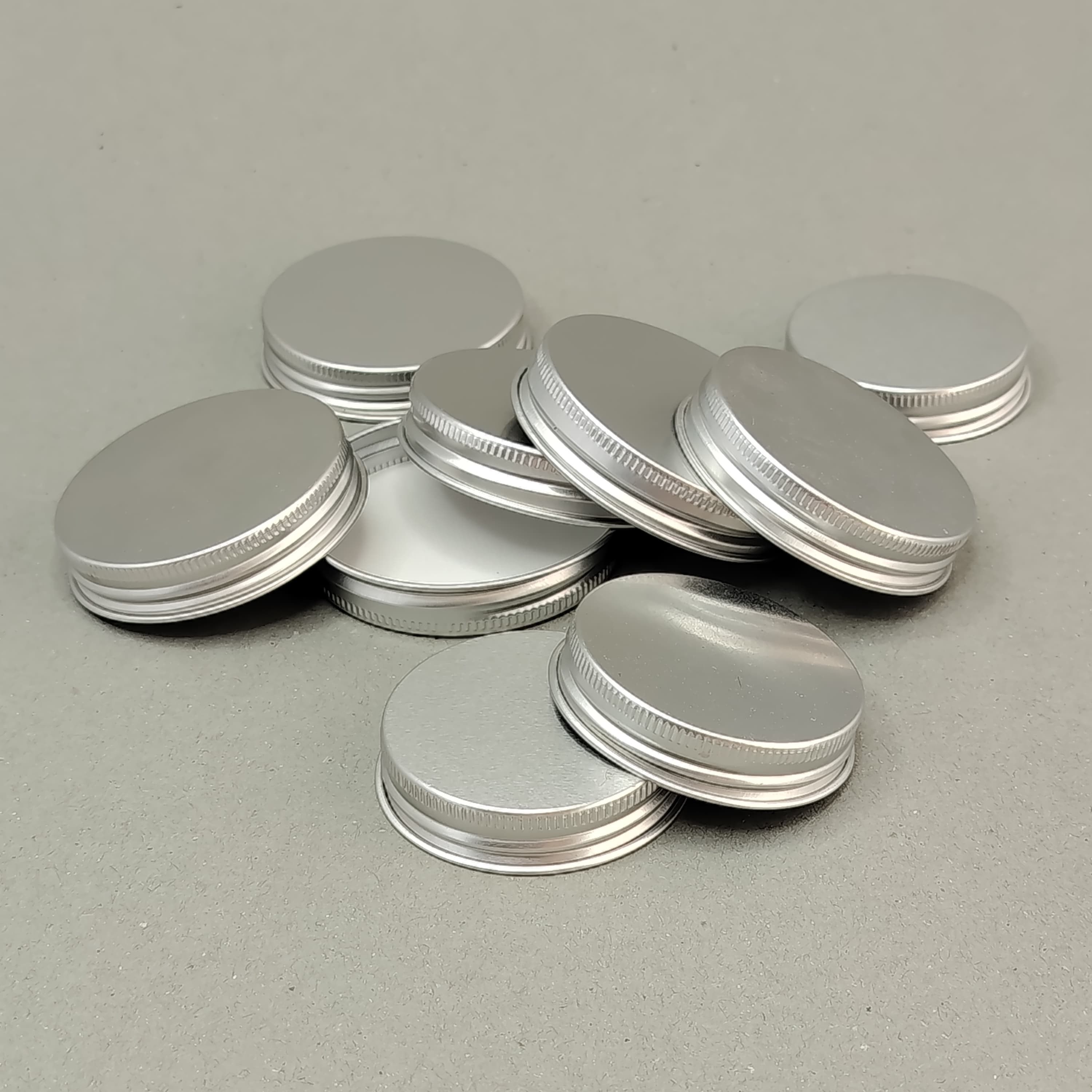 Main image of 46mm - 56mm Aluminum Caps - Silver
