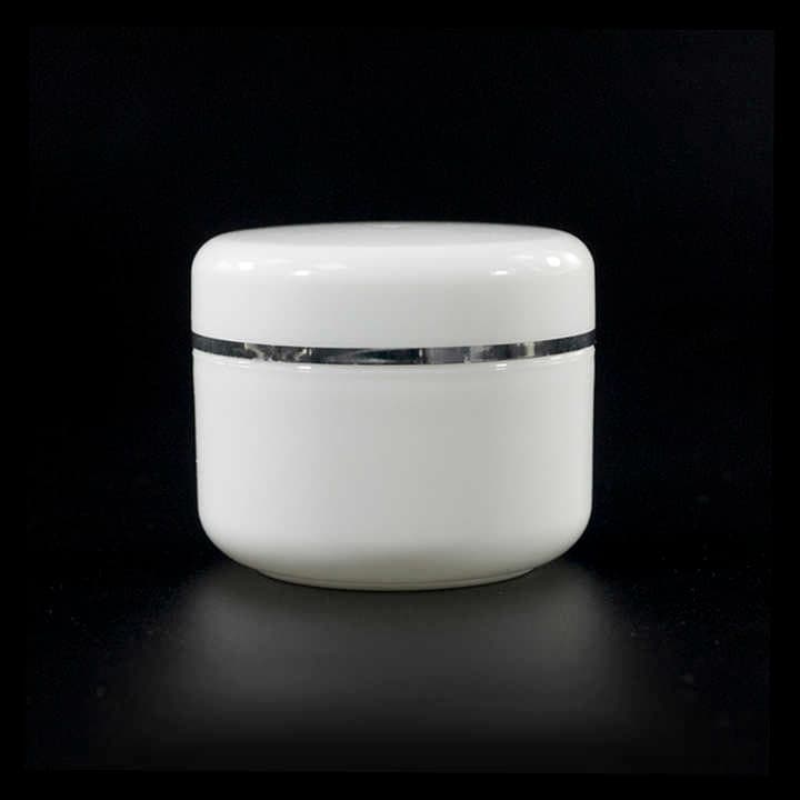 Thumbnail 2 of 50ml Premium Tub-White-Silver Line